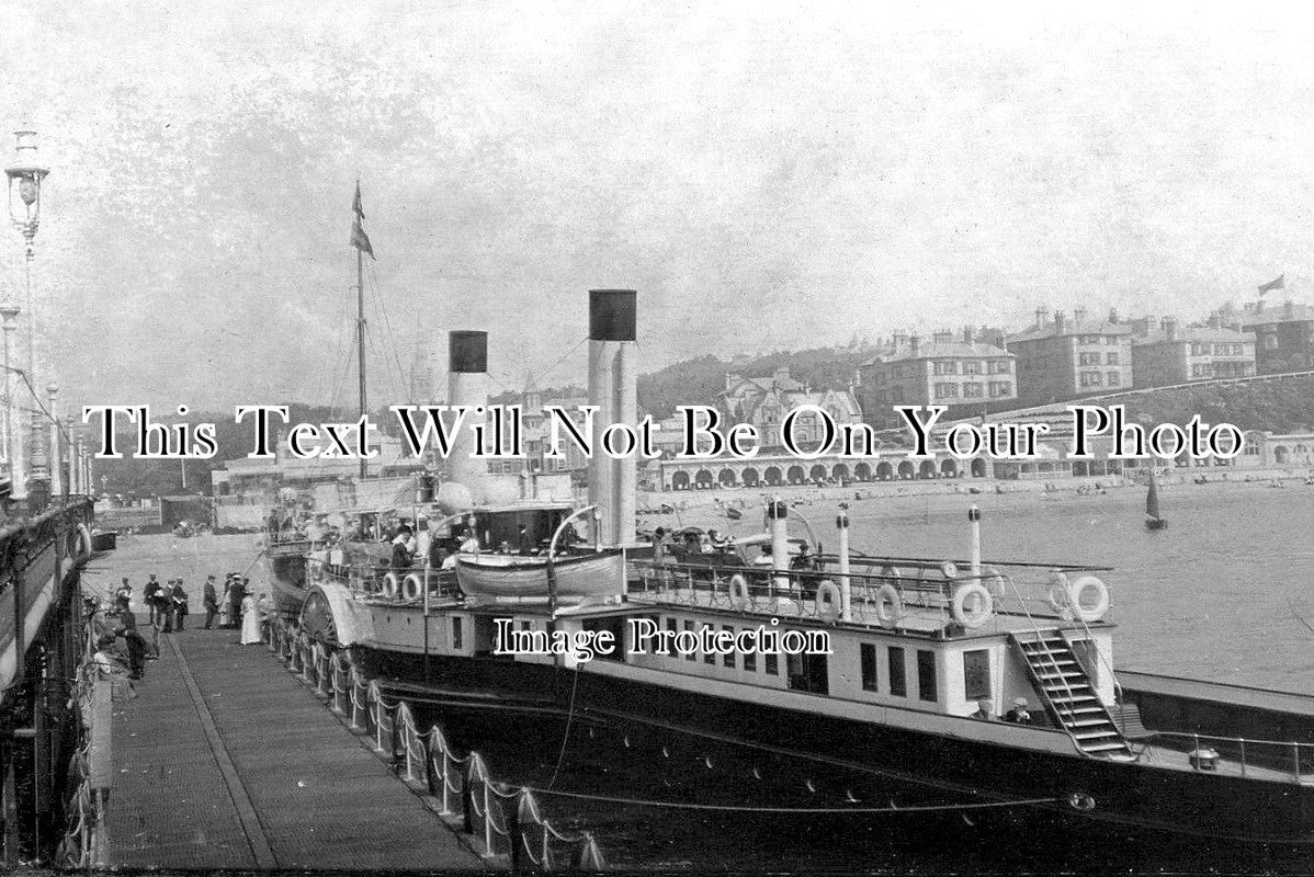 HA 4819 - Bournemouth Pier & Paddle Steamer, Hampshire