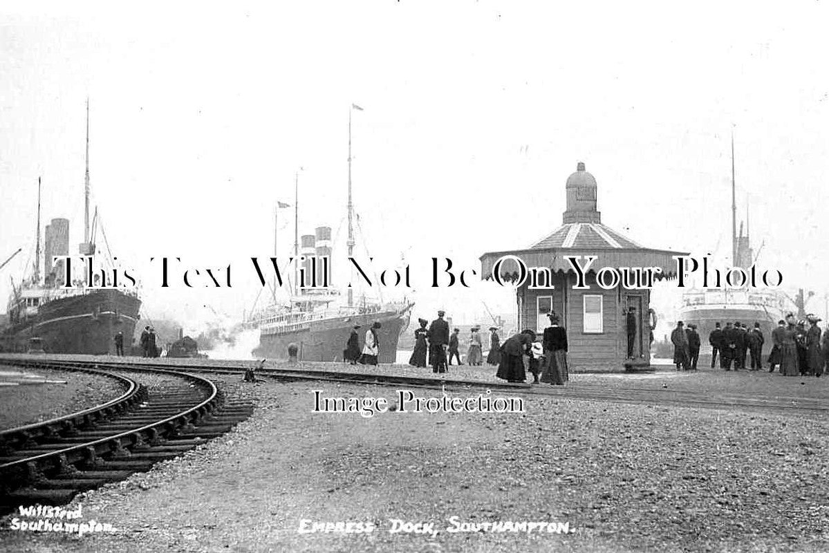 HA 4839 - Empress Docks, Southampton, Hampshire c1910