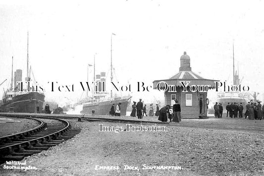 HA 4839 - Empress Docks, Southampton, Hampshire c1910