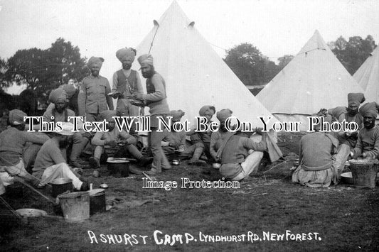 HA 4844 - Ashurst Military Camp, Indian Regiment, Hampshire c1915 WW1