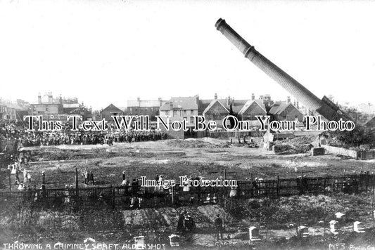 HA 4855 - Throwing A Chimney Shaft, Aldershot, Hampshire