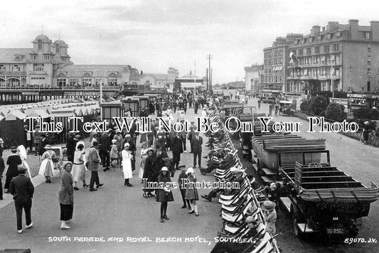 HA 4871 - South Parade & Royal Beach Hotel, Southsea, Hampshire