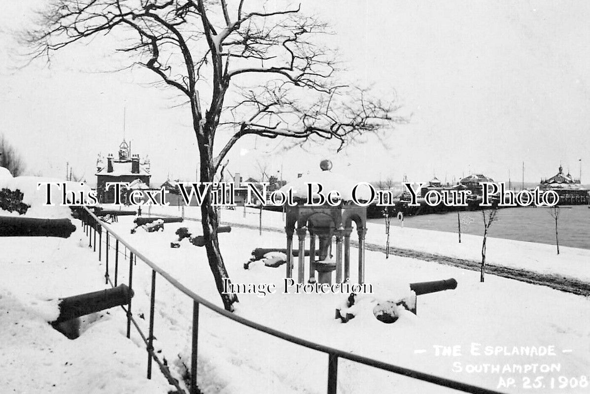 HA 4887 - The Esplanade, Southampton, Hampshire 1908