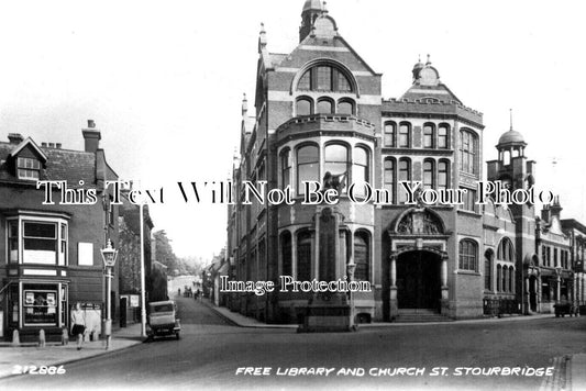 HA 4966 - Free Library & Church Street, Stourbridge, Hampshire