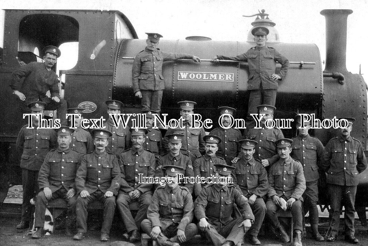 HA 4986 - Woolmer Steam Locomotive, Hampshire WW1