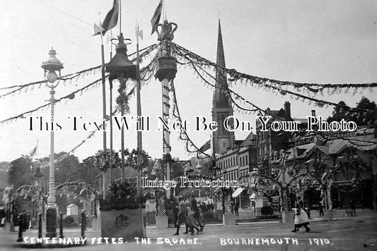 HA 4993 - Centenary Fetes, The Sqaure, Bournemouth, Hampshire 1910