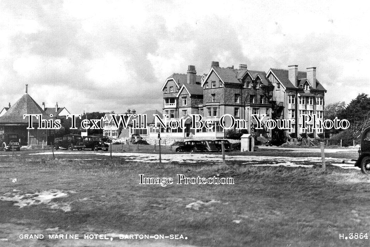 HA 4996 - Grand Marine Hotel, Barton On Sea, Hampshire c1956