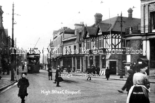 HA 5010 - High Street, Gosport, Hampshire c1914