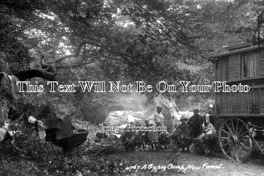 HA 5011 - A Gypsy Camp, New Forest, Hampshire