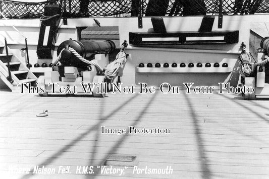 HA 5040 - Where Nelson Fell, HMS Victory, Portsmouth, Hampshire