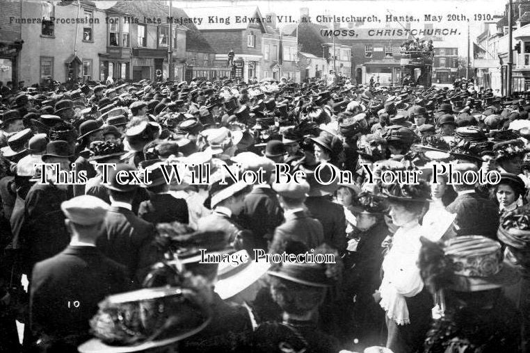 HA 518 - Funeral Procession Of King Edward VII, Christchurch, Hampshire 1910