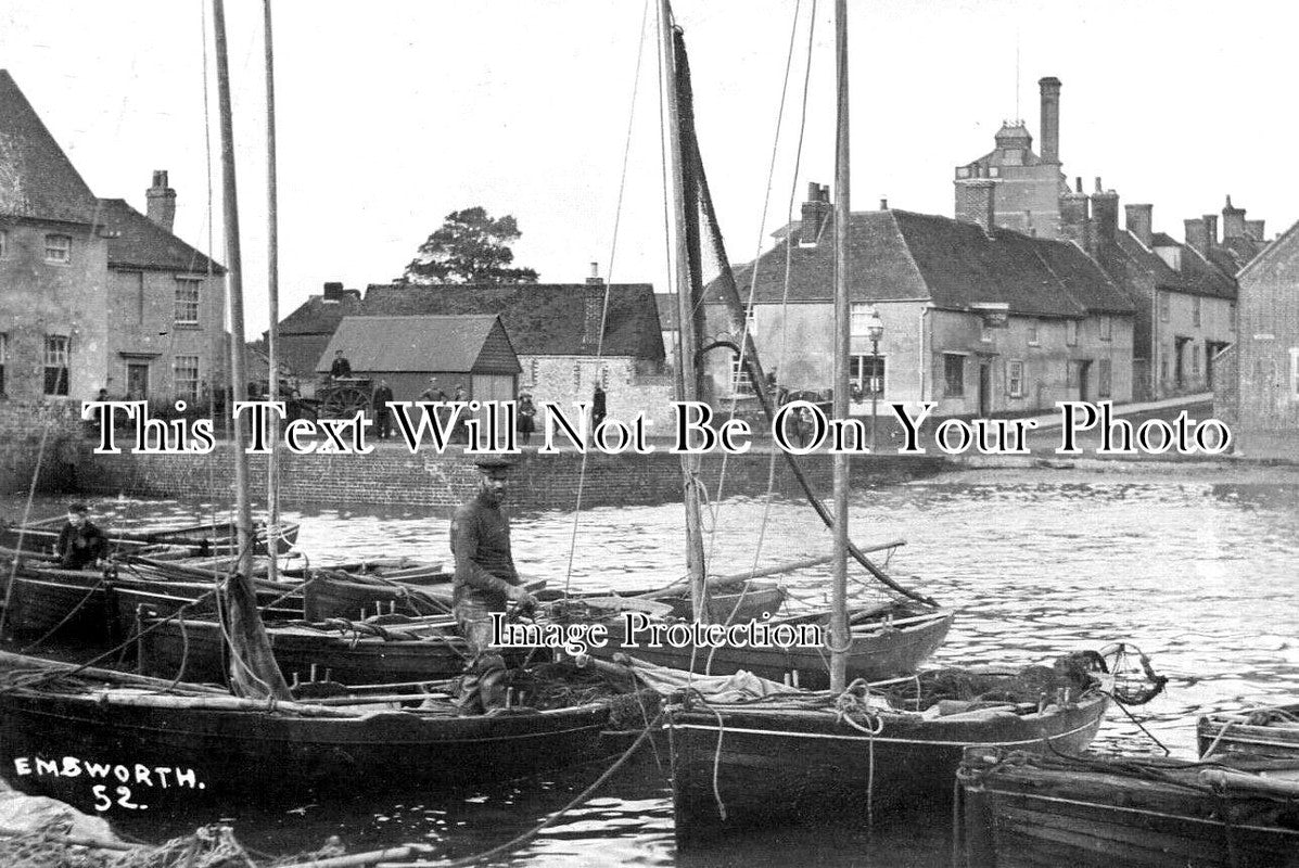 HA 5183 - Emsworth Quayside, Hampshire c1907