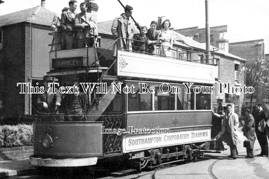 HA 5205 - Southampton Corporation Tramways Tram Car, Hampshire