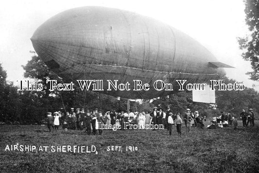 HA 5220 - Airship At Sherfield, Hampshire 1910