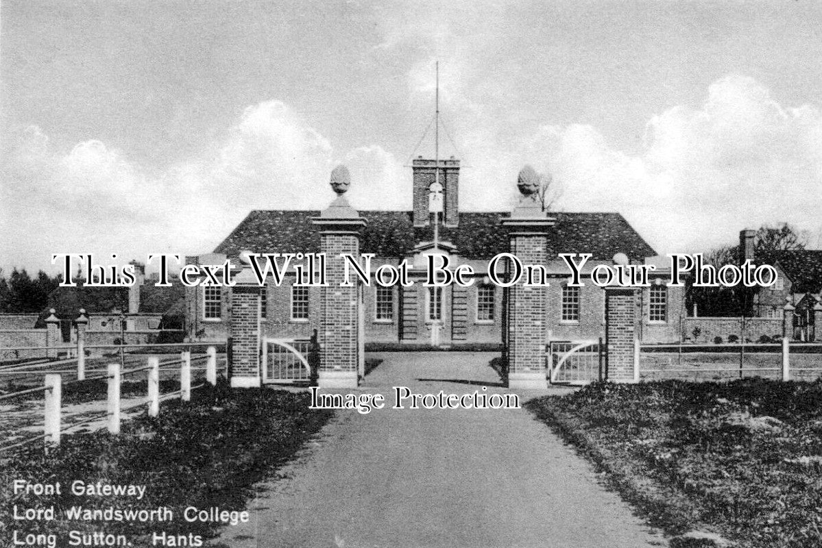 HA 5238 - Front Gateway, Lord Wandsworth College, Long Sutton, Hampshire
