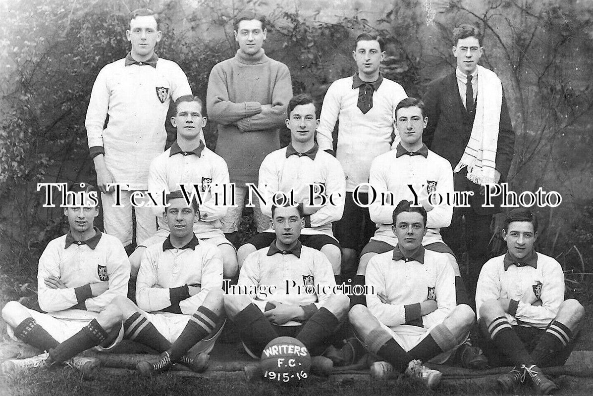 HA 5265 - Writers Football Club Team, Royal Navy Gosport, Hampshire