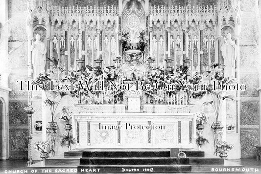 HA 5285 - Church Of The Sacred Heart, Bournemouth, Hampshire c1908