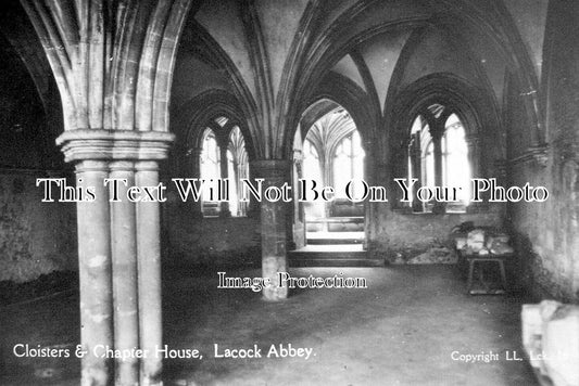 HA 5309 - Cloisters & Chapter House, Lacock Abbey, Hampshire