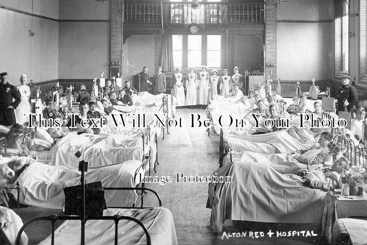 HA 5343 - Alton Red Cross Military Hospital, Hampshire WW1