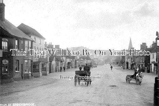 HA 5389 - High Street, Stockbridge, Hampshire c1911