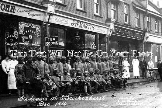 HA 54 - WW1 Indian Soldiers At Brockenhurst, Hampshire