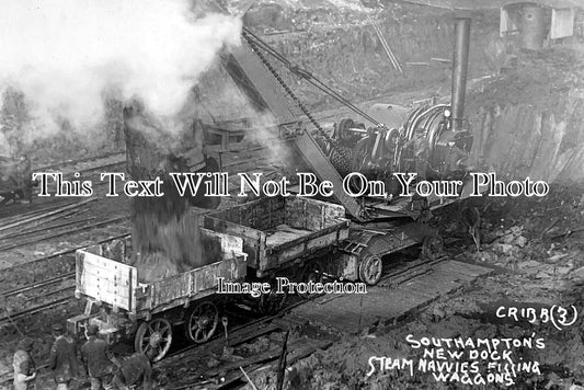 HA 5441 - Southampton New Docks Steam Excevator Railway, Hampshire