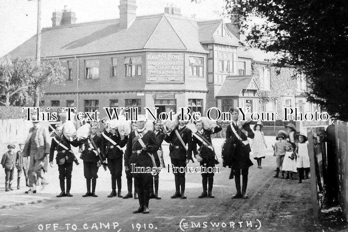 HA 546 -  Railway Hotel, Emsworth, Hampshire 1910