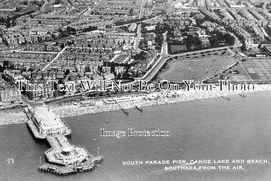 HA 5484 - South Parade Pier, Canoe Lake & Beach, Southsea, Hampshire