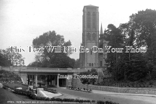 HA 5493 - New Bridge & St Stephens Church, Bournemouth, Hampshire c1926