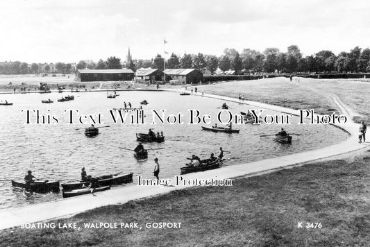 HA 5496 - Boating Lake, Walpole Park, Gosport, Hampshire