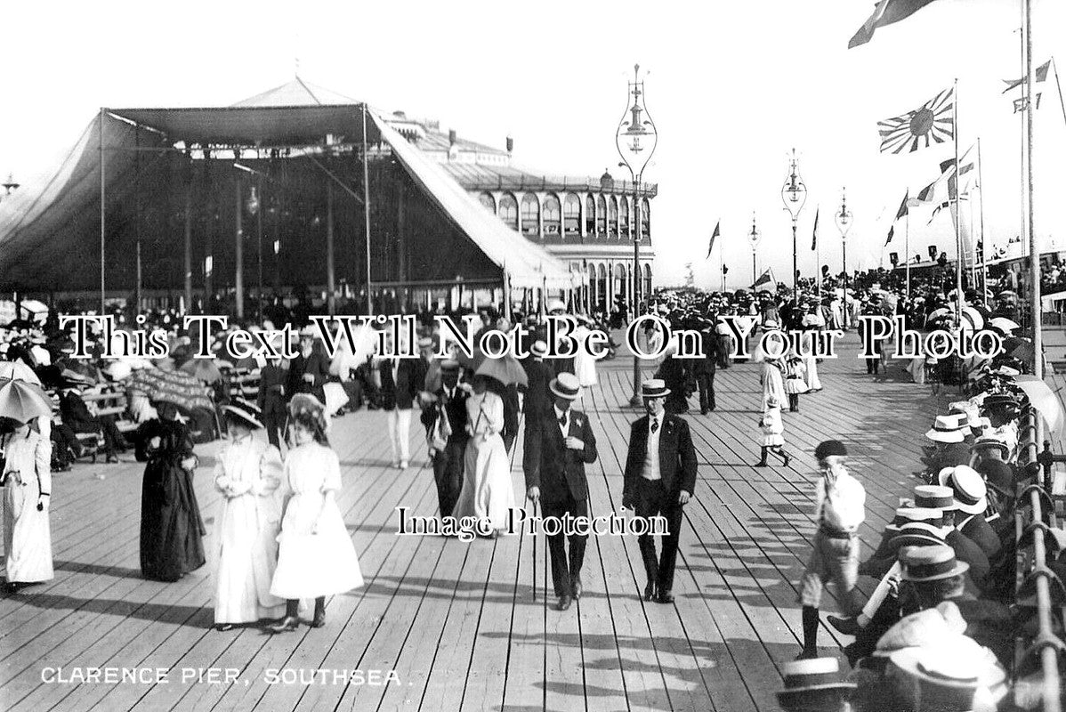 HA 5537 - Clarence Pier, Southsea, Portsmouth, Hampshire c1908