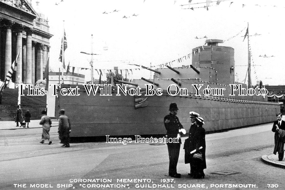 HA 5566 - Coronation Ship, Guildhall Square, Portsmouth, Hampshire 1937