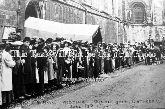 HA 662 - Naval Wedding, Royal Navy, Winchester Cathedral, Hampshire 1907
