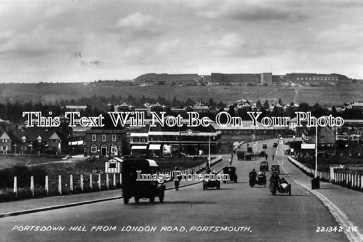 HA 744 - Portsdown Hill From London Road, Portsmouth, Hampshire c1934