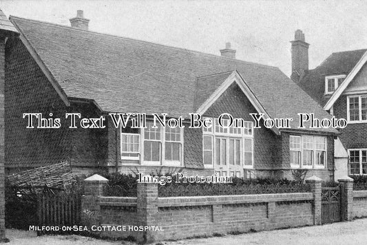 HA 747 - The Cottage Hospital, Milford On Sea, Hampshire c1905