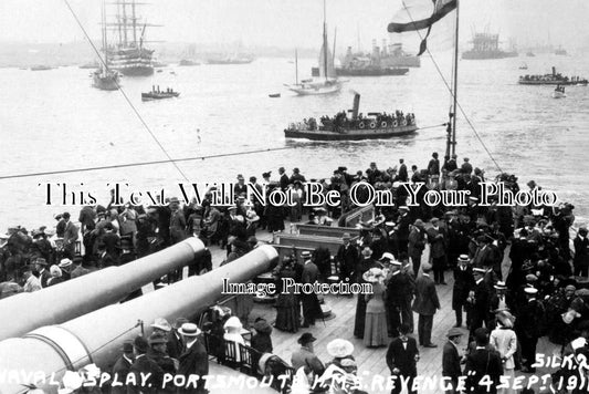 HA 750 - HMS Revenge At Portsmouth, Gosport, Hampshire 1911