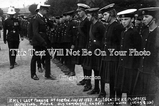 HA 753 - Royal Marines Cadets, Forton Barracks, Gosport, Hampshire 1923