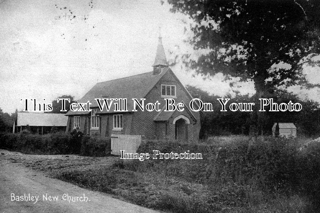 HA 759 - Bashley New Church, Bashley Hampshire c1907