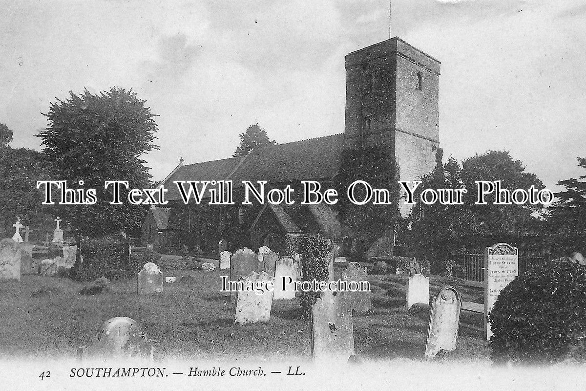 HA 761 - Hamble Church, Southampton, Hampshire c1906