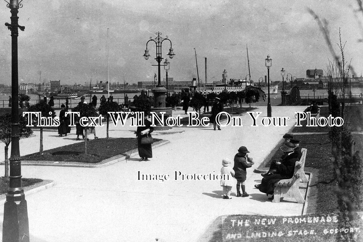HA 778 - The New Promenade & Landing Stage, Gosport, Hampshire – JB Archive