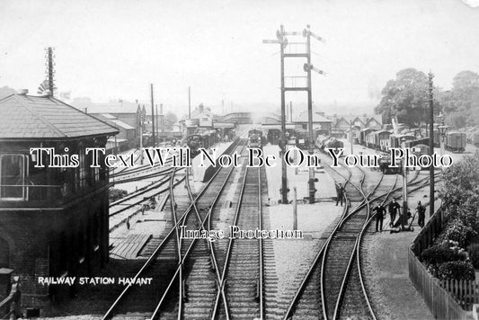 HA 884 - Havant Railway Station, Hampshire c1906