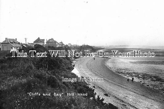 HA 894 - Hill Head Cliffs & Bay, Hampshire c1910