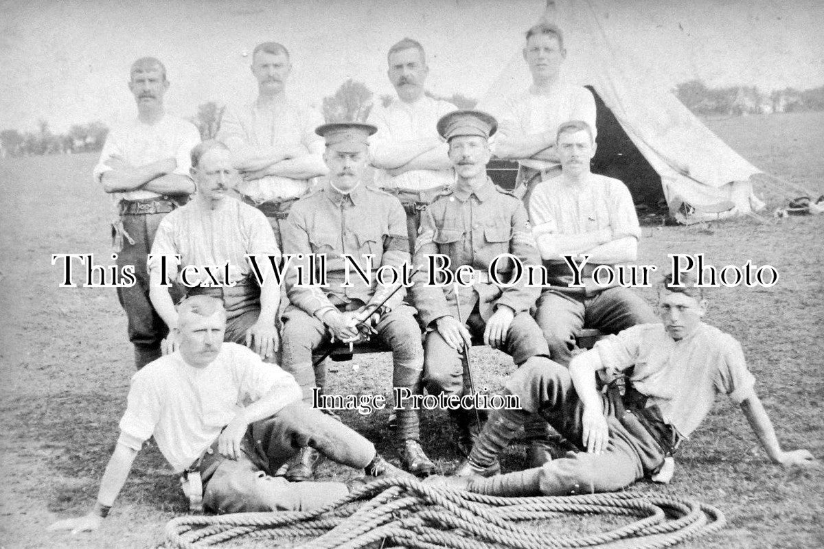 HA 904 - Tug Of War Team Princess Beatrices I.O.W Rifes, Hampshire c1914