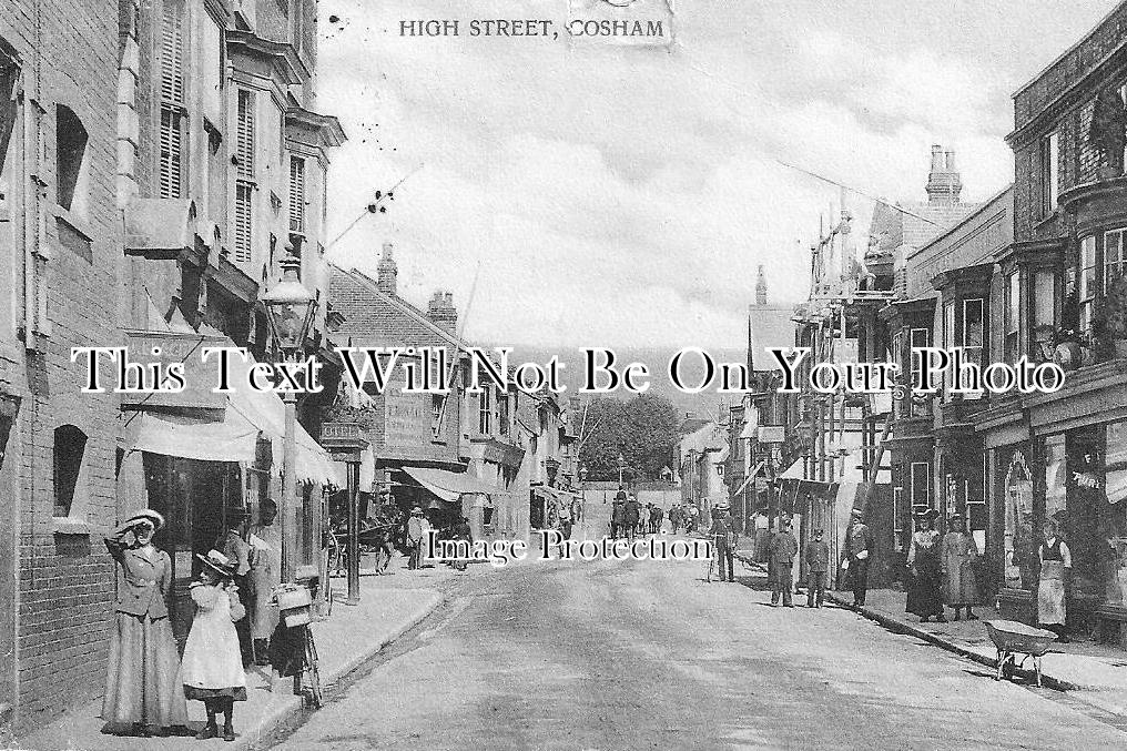 HA 908 - Cosham High Street, Hampshire c1905