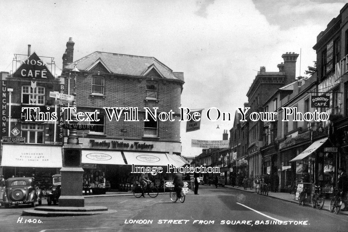 HA 910 - London Road From The Square, Basingstoke, Hampshire