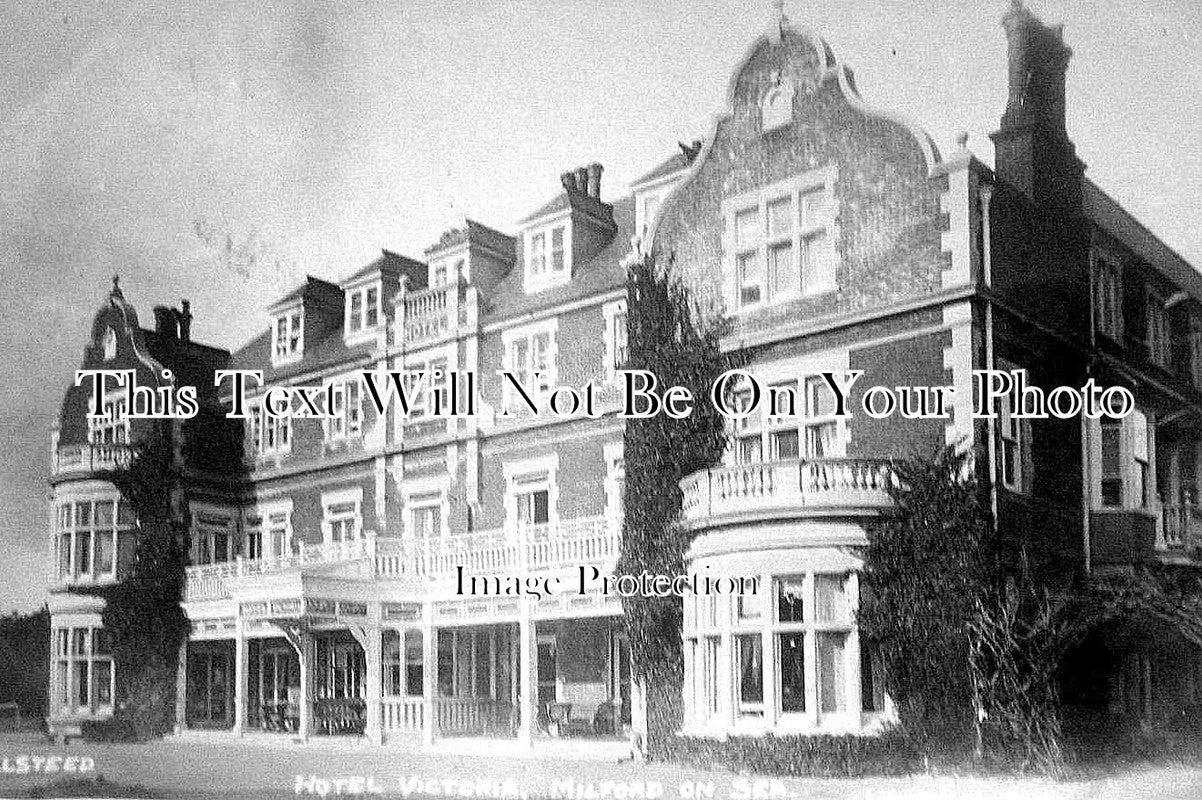 HA 92 - Hotel Victoria, Milford On Sea, Hampshire c1910