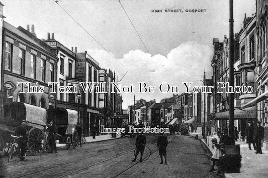 HA 935 - High Street, Gosport, Hampshire c1913