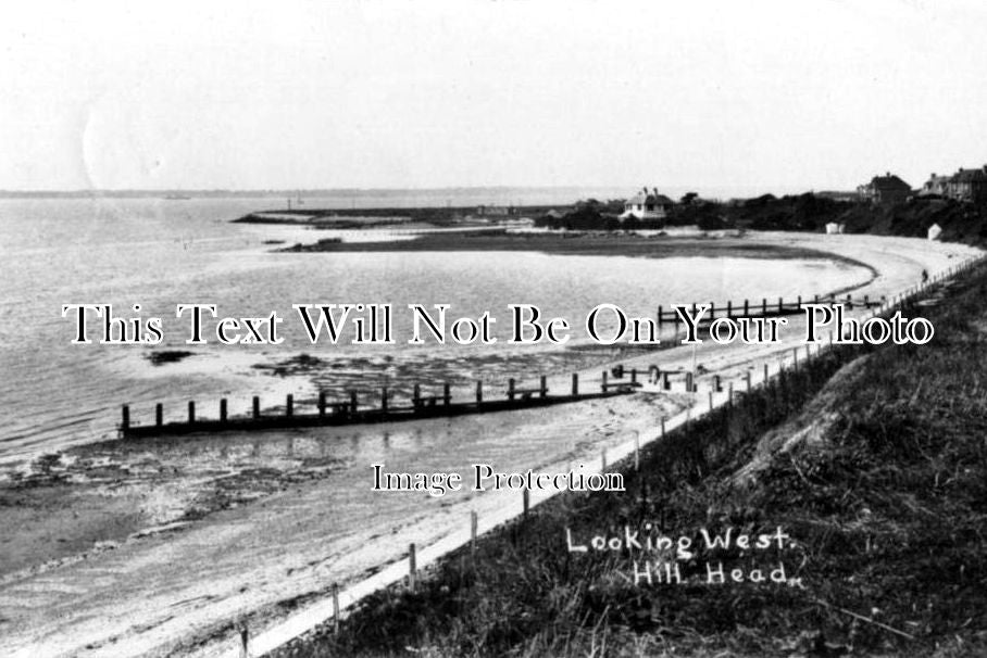 HA 963 - Looking West, Hill Head, Lee On The Solent, Hampshire c1932