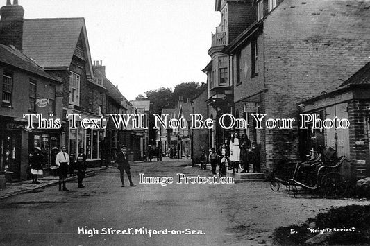 HA 98 - High Street, Milford On Sea, Hampshire c1914