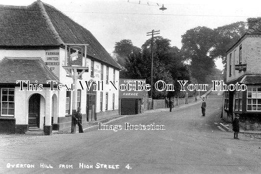 HA 994 - White Hart, Overton Hill From High Street, Basingstoke, Hampshire